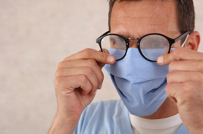 prevent Glasses from Fogging Up While Wearing a Mask